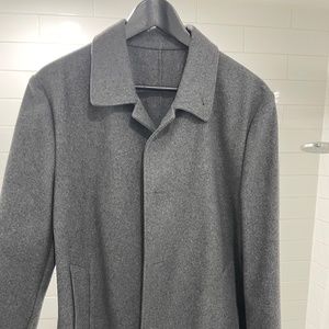 Club Monaco grey wool car coat
